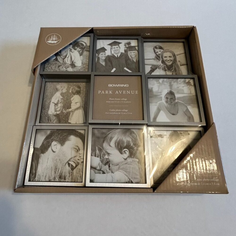 NWT Bowring Park Avenue Photo Frame Collage still sealed and in original box